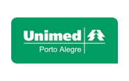 Logomarca da Unimed Porto Alegre que é um dos clientes da Magma Digital
